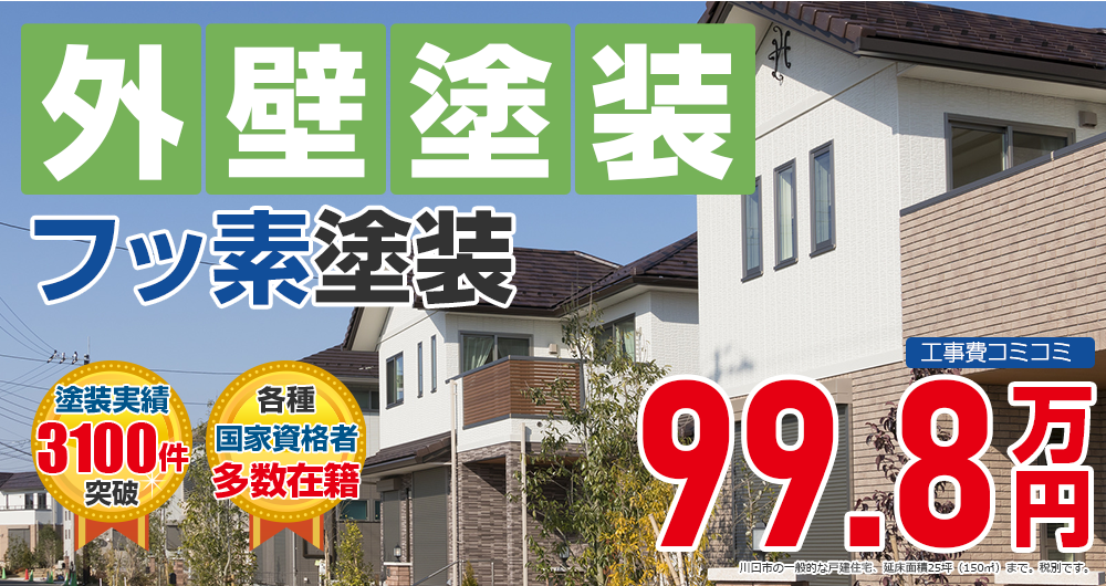 フッ素プラン塗装 998000万円
