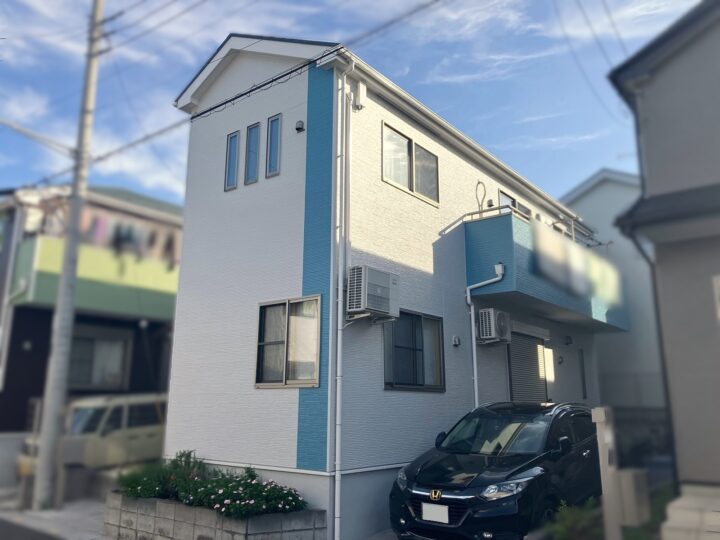 川口市　リフォーム補助金　T様邸　爽やかでおしゃれなツートンカラーのお住まいに！