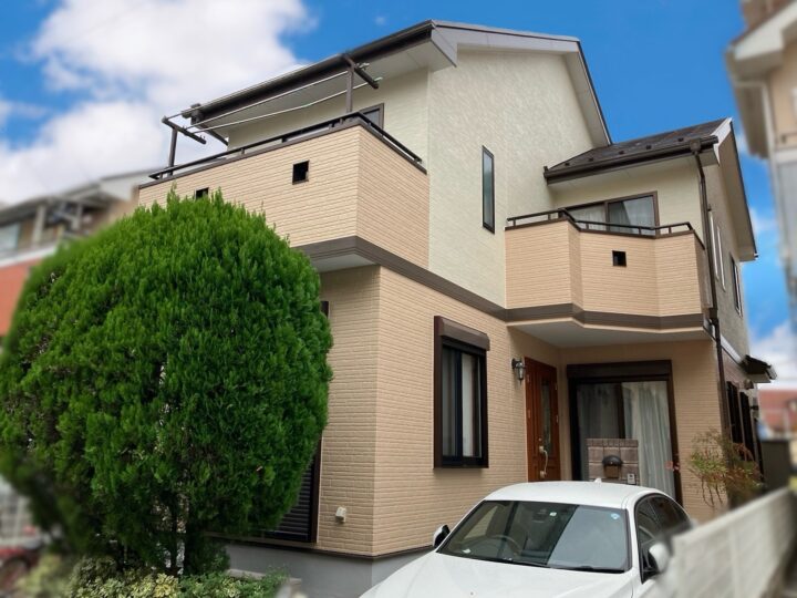 川口市 リフォーム補助金 A様邸 “補修+塗装”でここまで変わる。外壁も付帯部も新築級の美しさに!