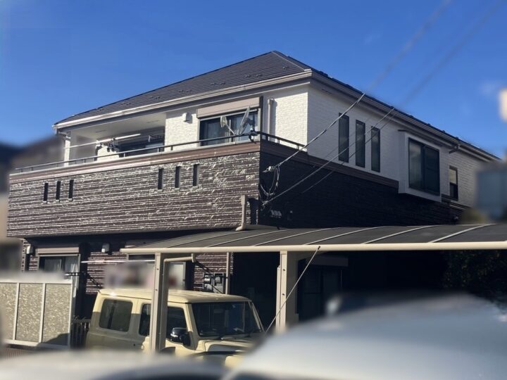 川口市　リフォーム補助金　M様邸　マットな印象から艶有塗料で艶やかな外観に生まれ変わりました！