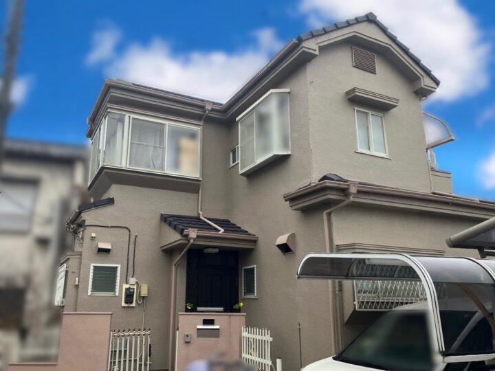 川口市 リフォーム補助金 S様邸 外壁のひび割れや鉄部の錆を補修し、建物全体をしっかりメンテナンス!