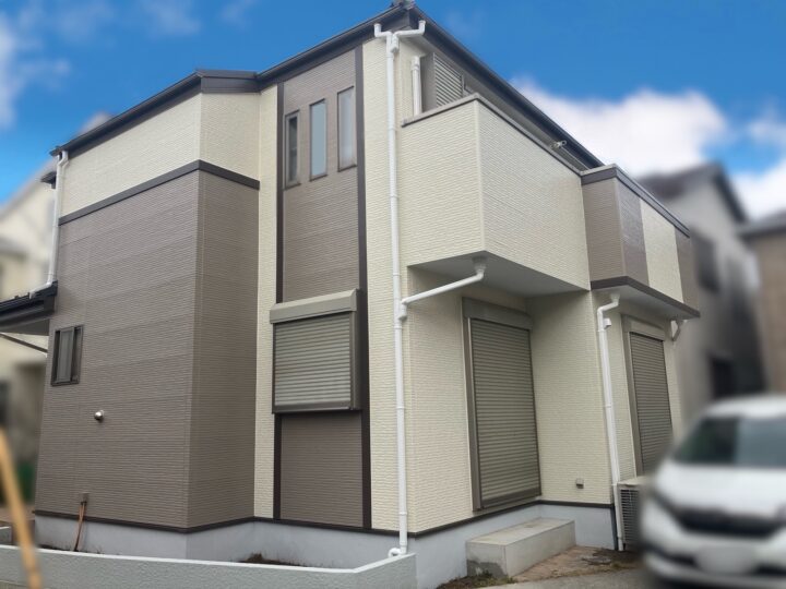 さいたま市　K様邸　建物のデザインを活かしながら上品な色合いに生まれ変わりました！